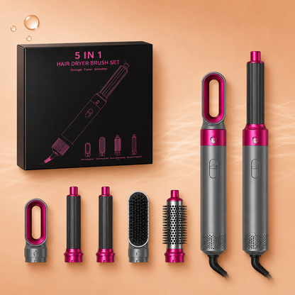 5-in-1 Professional Hair Dryer Brush